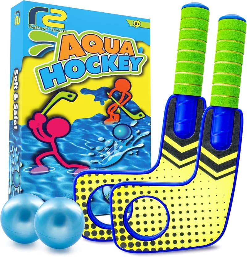 Floating Mini Hockey Sticks Set for Pool & Beach
