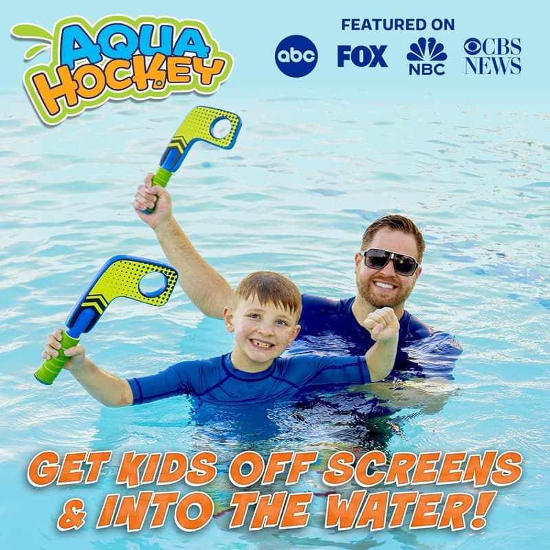 Floating Mini Hockey Sticks Set for Pool & Beach