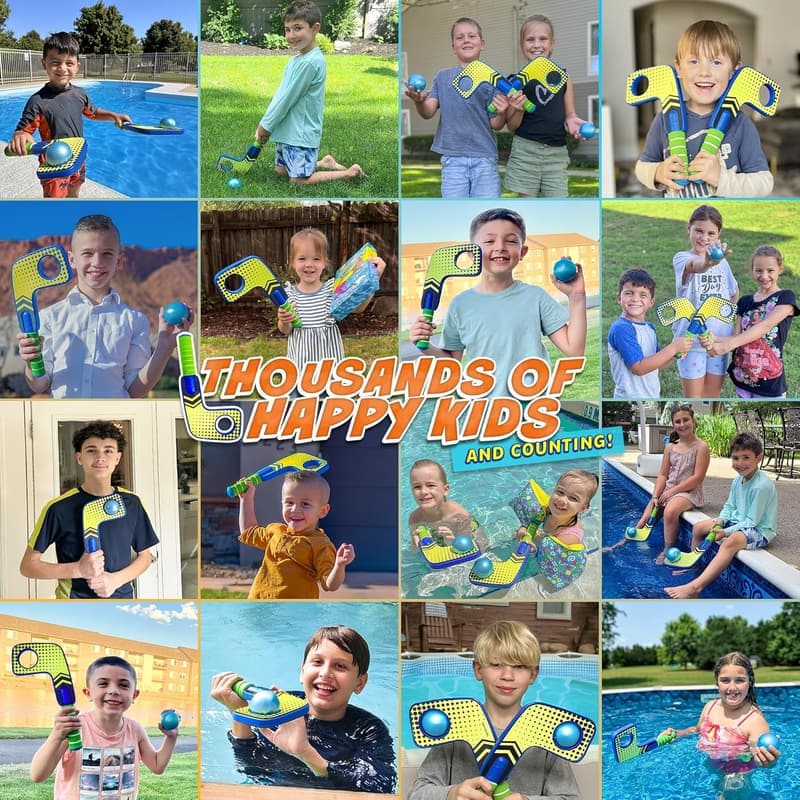 Floating Mini Hockey Sticks Set for Pool & Beach