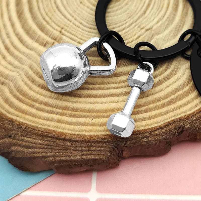 Retirement Fitness Trainer Keychain Gift
