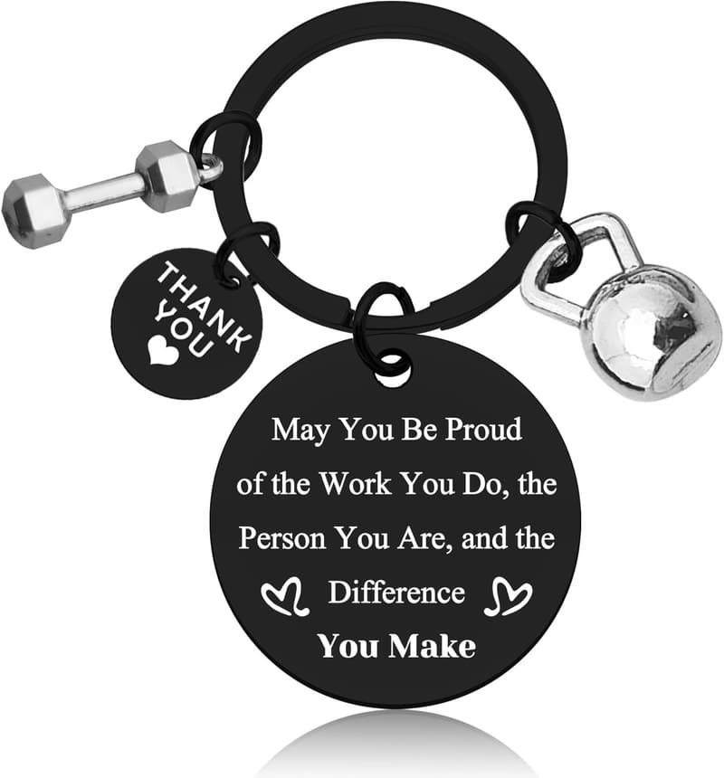 Fitness Instructor Keychain - Thank You Gift