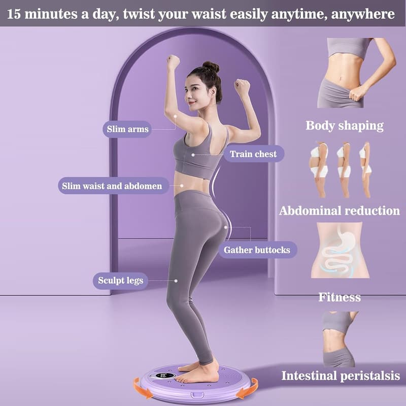 Waist Sculptor Twisting Disc with Magnets & Handles