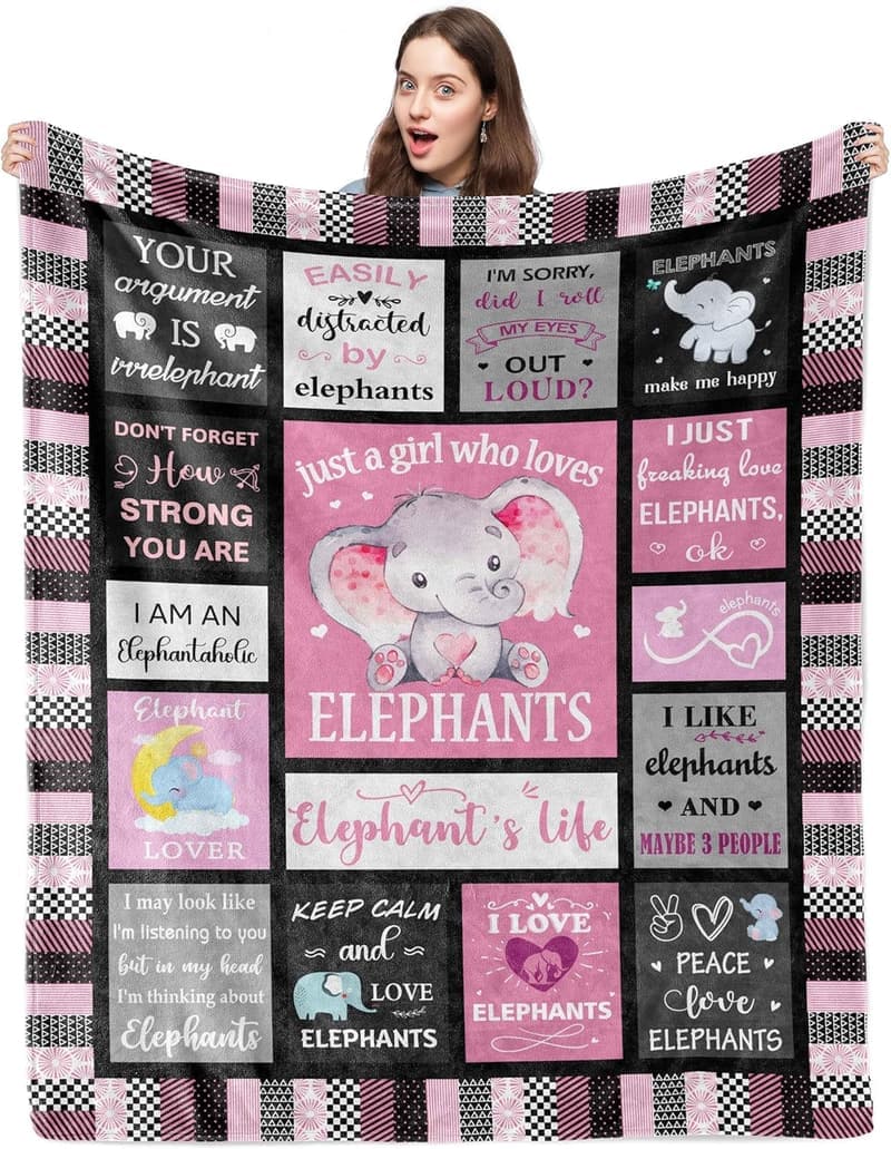 Elephant Lovers Blanket, 50