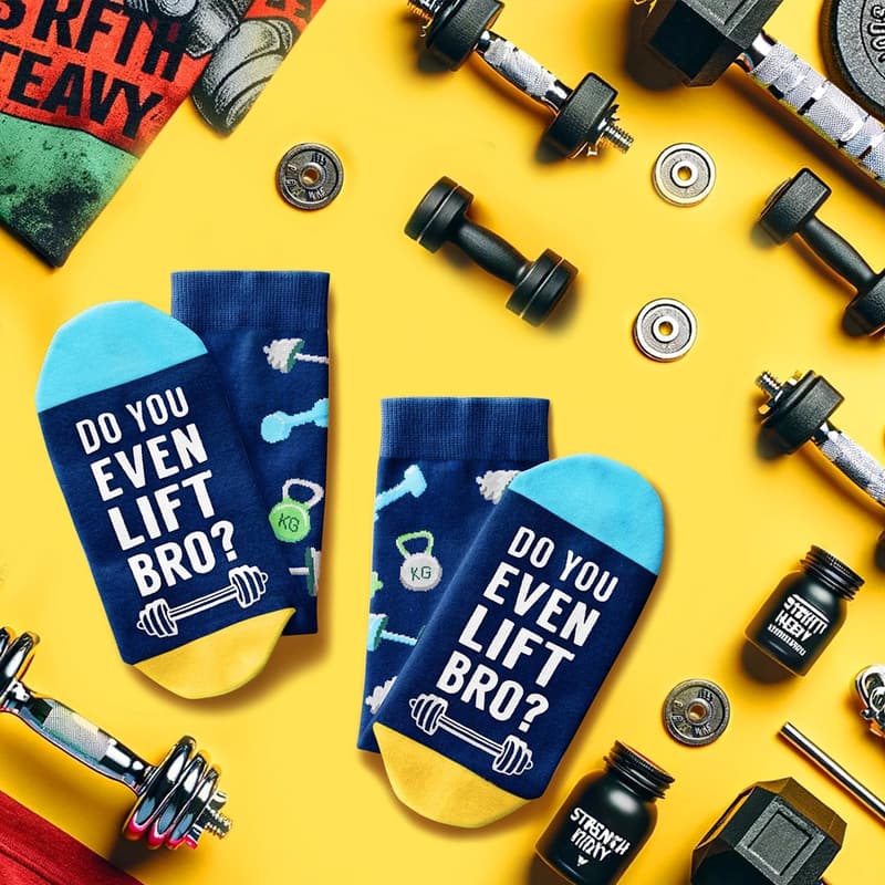 Sports Socks for Weight Lifters & Chess Enthusiasts
