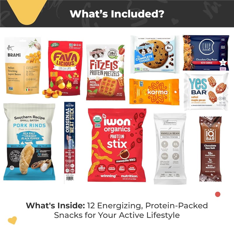Fitness Snack Box: High Protein Sampler for Athletes