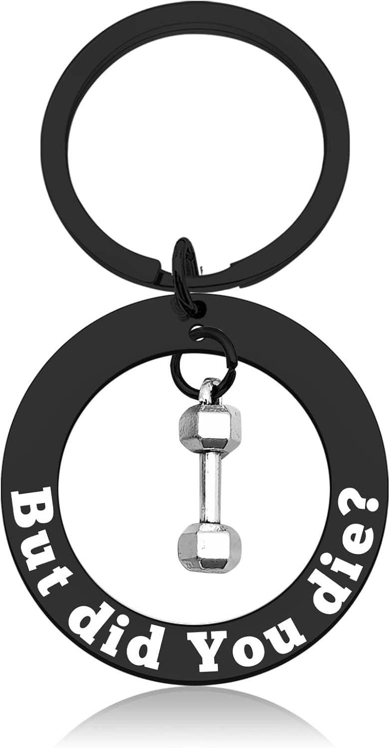 Retirement Motivational Gym Keychain