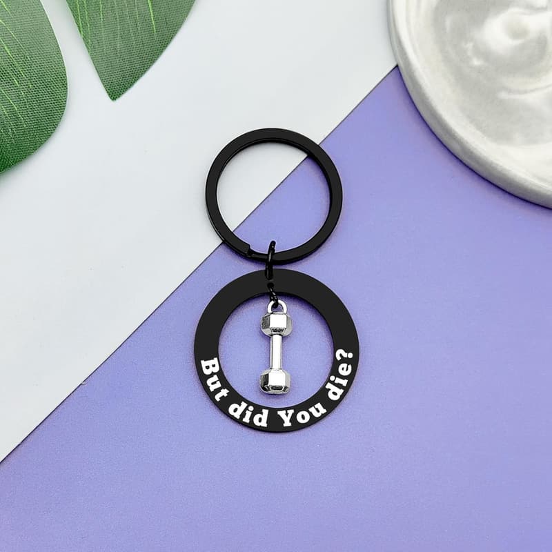 Retirement Motivational Gym Keychain