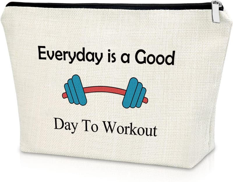 Fitness Makeup Bag - Inspirational Gift for Women