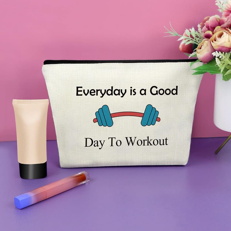 Fitness Makeup Bag - Inspirational Gift for Women