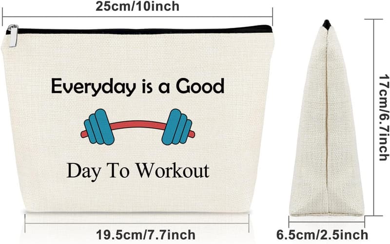 Fitness Makeup Bag - Inspirational Gift for Women