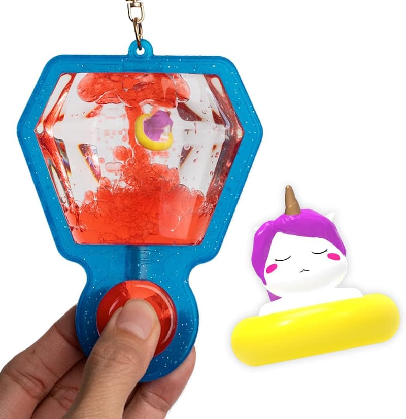 Sensory Fidget Toy with Floating Characters (Yogacorn)