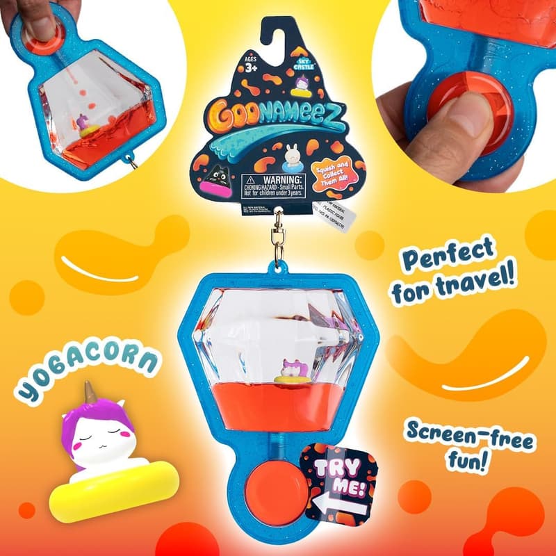 Sensory Fidget Toy with Floating Characters (Yogacorn)