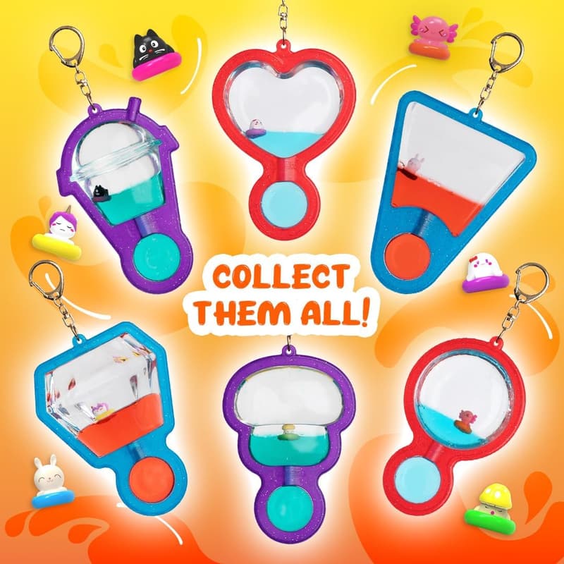 Sensory Fidget Toy with Floating Characters (Yogacorn)