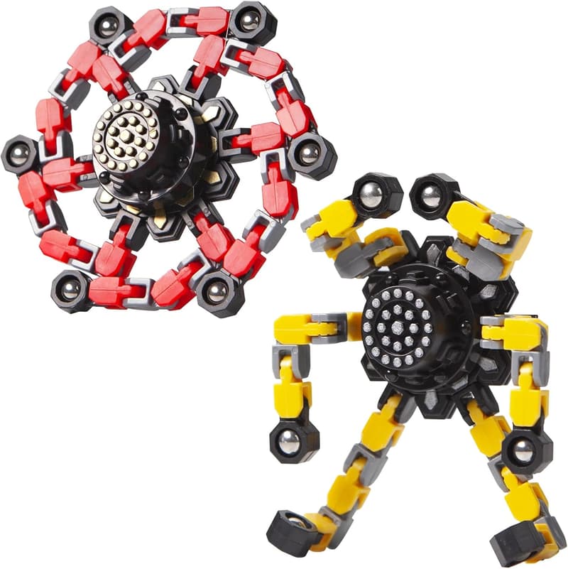Stress Relief Fidget Spinners for Kids & Adults, 2 Pcs