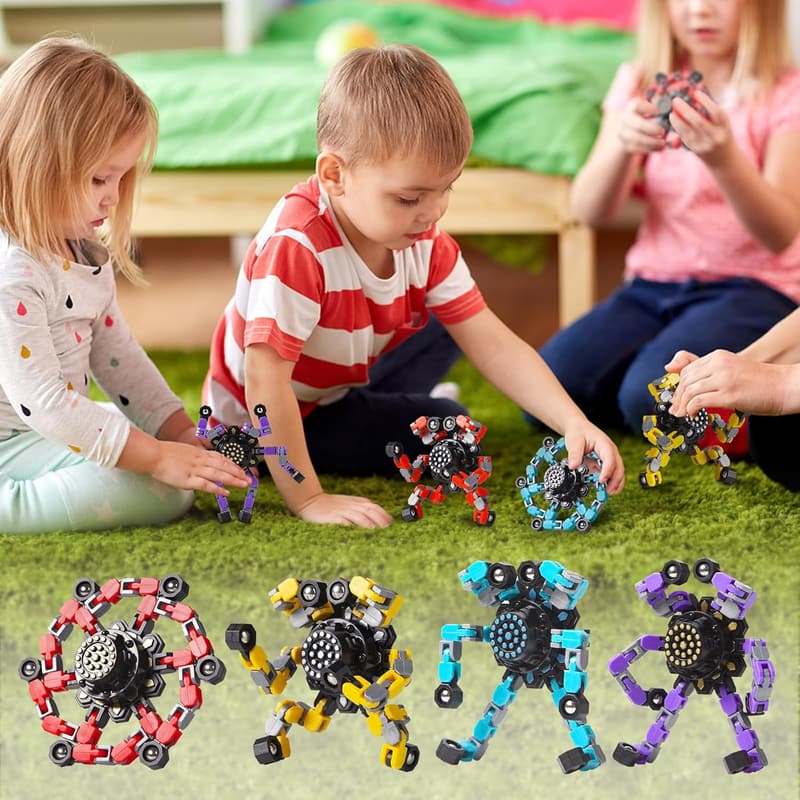 Stress Relief Fidget Spinners for Kids & Adults, 2 Pcs