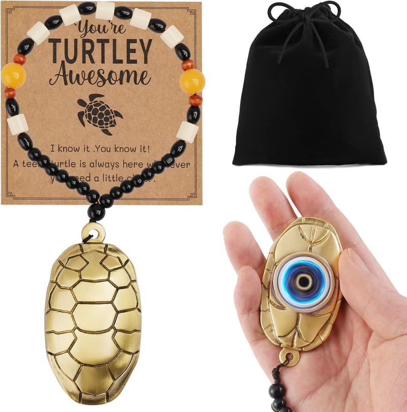 Turtle Shell Brass Fidget Spinner for Adults