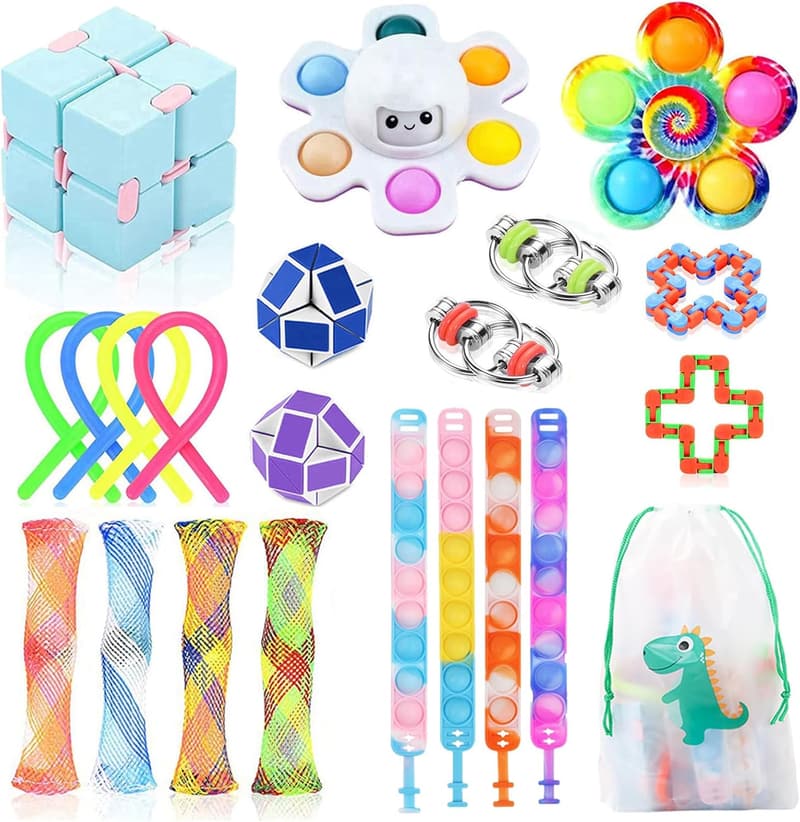 Fidget Toys Pack - Stress Relief for Adults & Kids