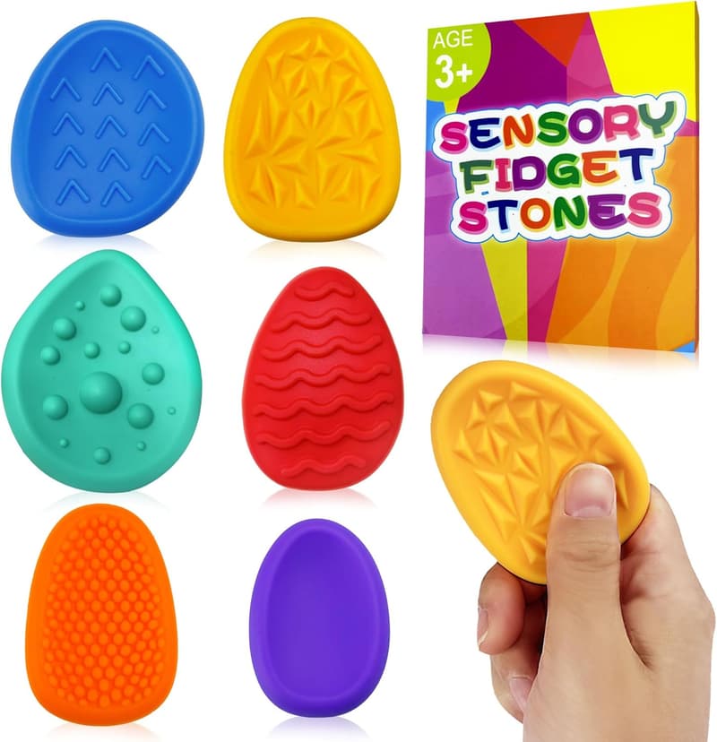 Anxiety Relief Silicone Fidget Set - Quiet Classroom Gift