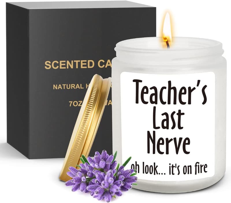Retirement Candle - 7oz Funny Gift for Teachers