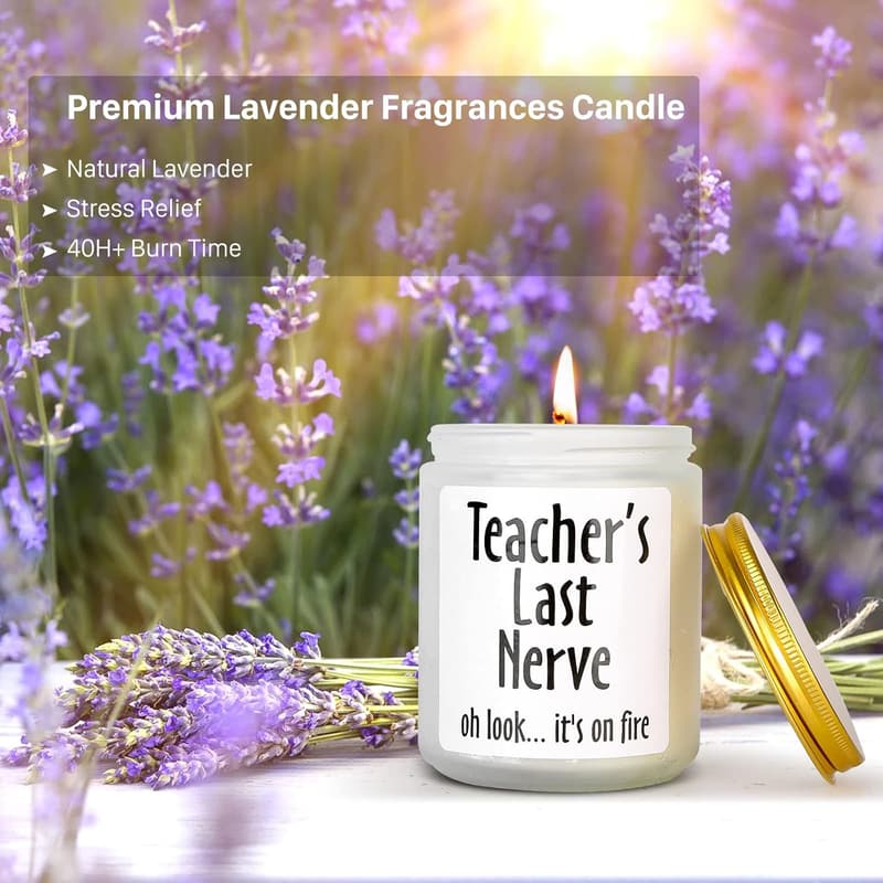Retirement Candle - 7oz Funny Gift for Teachers