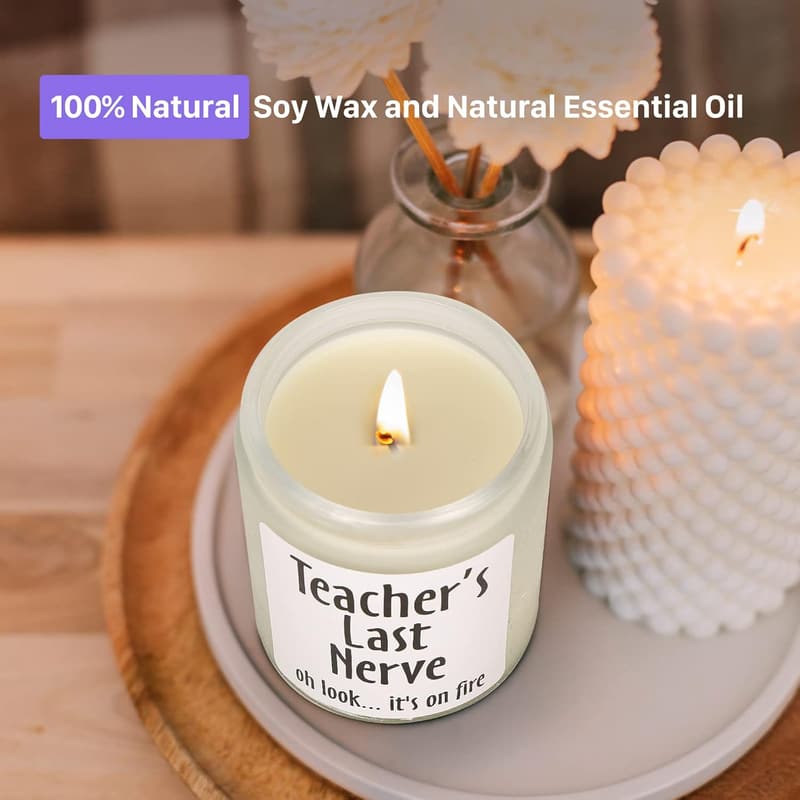 Retirement Candle - 7oz Funny Gift for Teachers