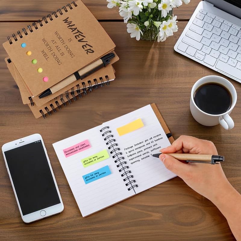 Employee Appreciation Lined Pocket Notepad Set