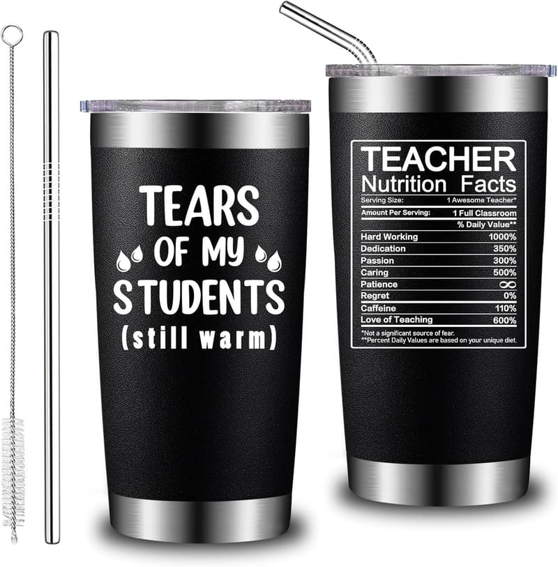 Teacher Appreciation 20oz Tumbler for Men