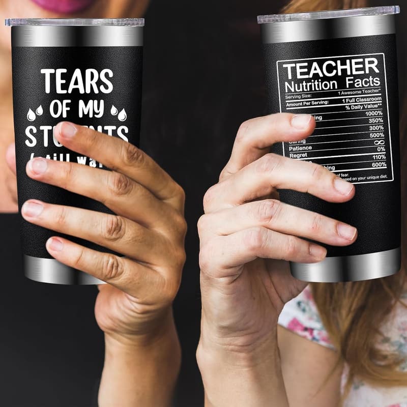 Teacher Appreciation 20oz Tumbler for Men