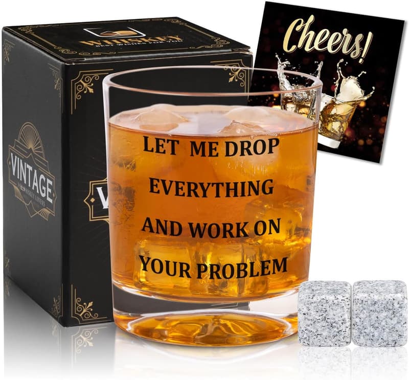 White Elephant Bourbon & Whiskey Shot Glasses for Adults