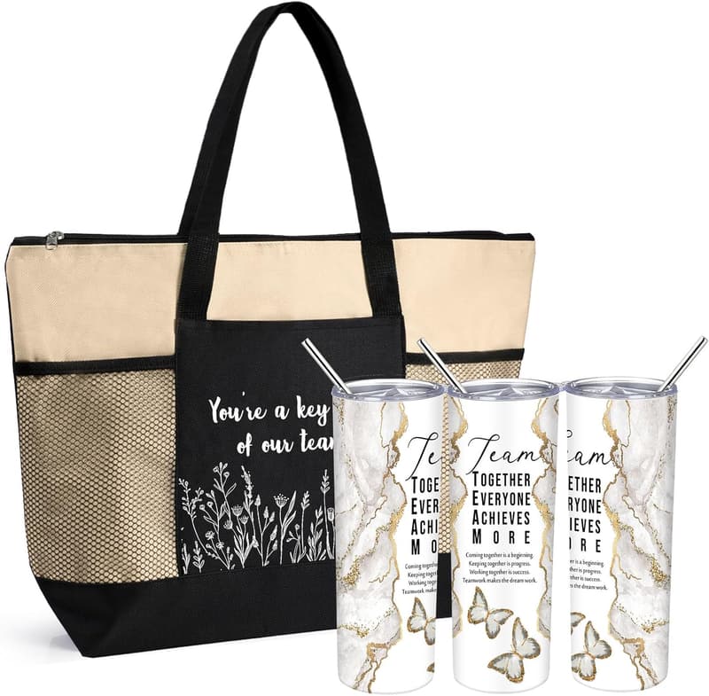 Employee Appreciation Tumbler & Tote Gift Set