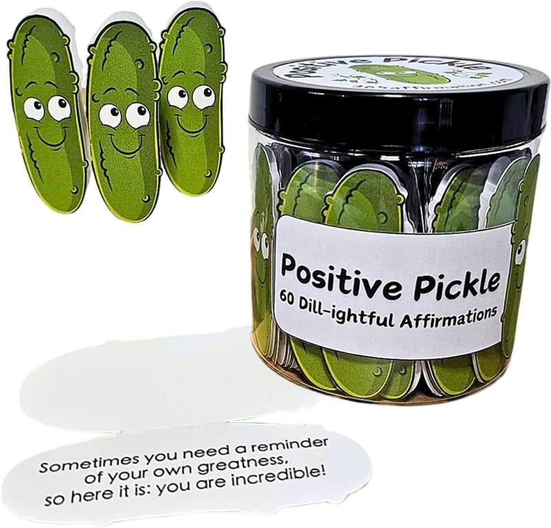 Affirmation Cards Jar with 30 Positive Messages