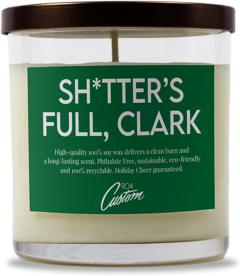 White Elephant Gift Candle, Soy Wax, 10oz Glass Jar