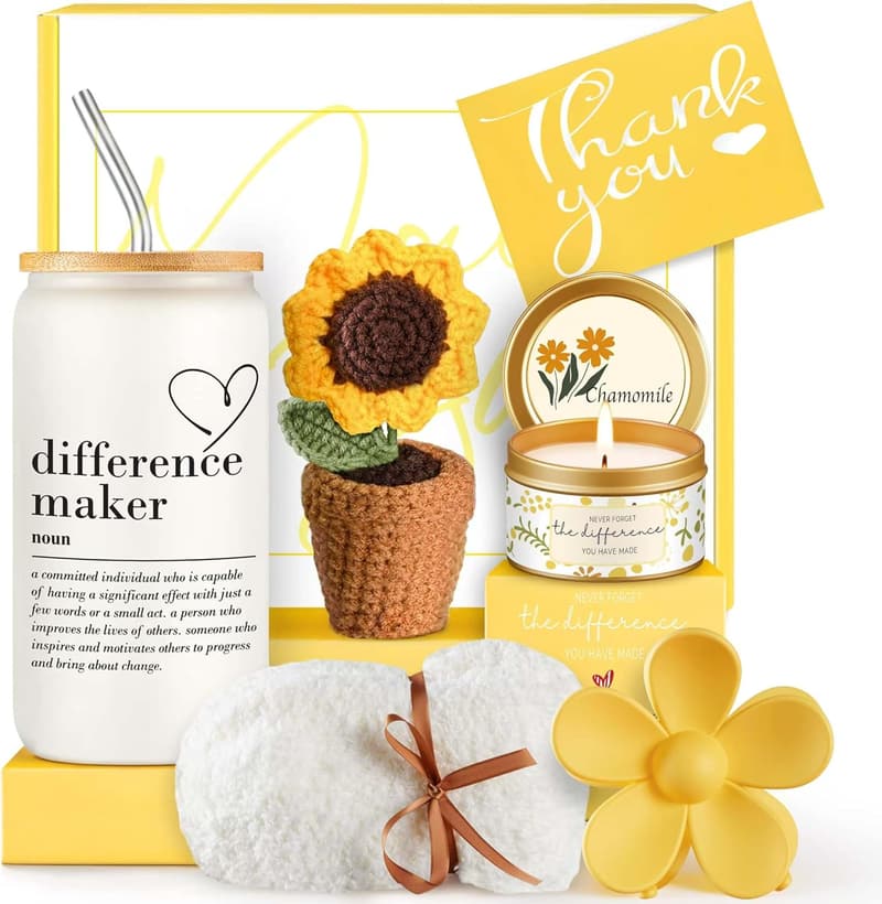 Teacher Appreciation Gift Basket with Thank You Card