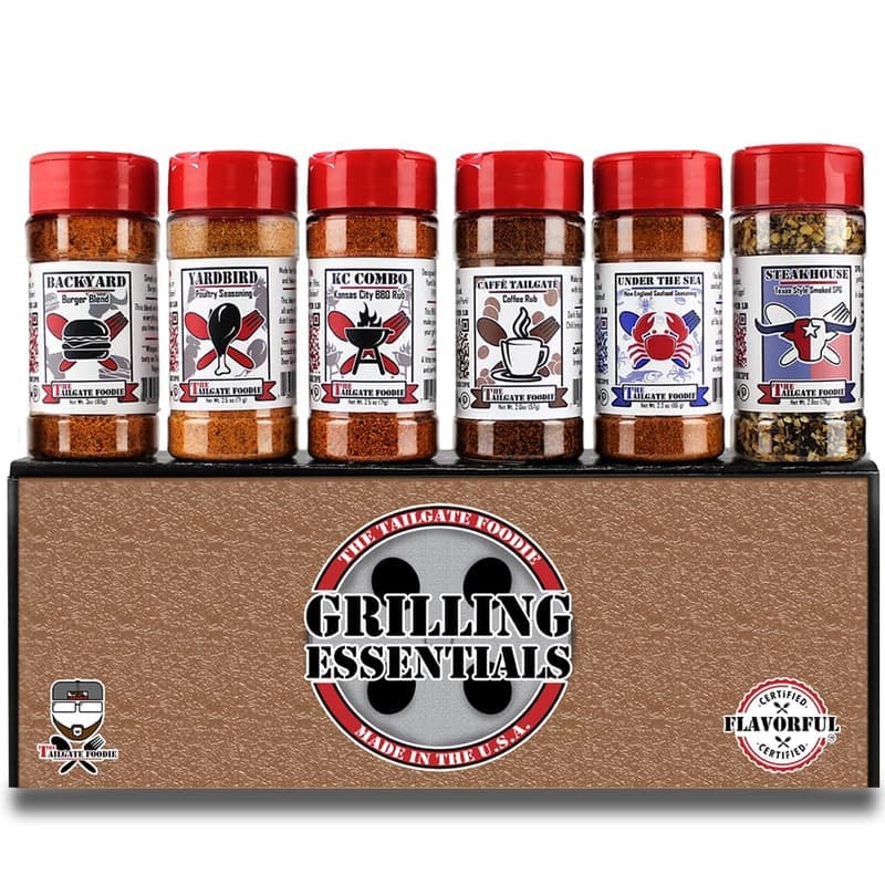 Christmas Grill Seasonings: Pitmaster Spice Set (8 pc)