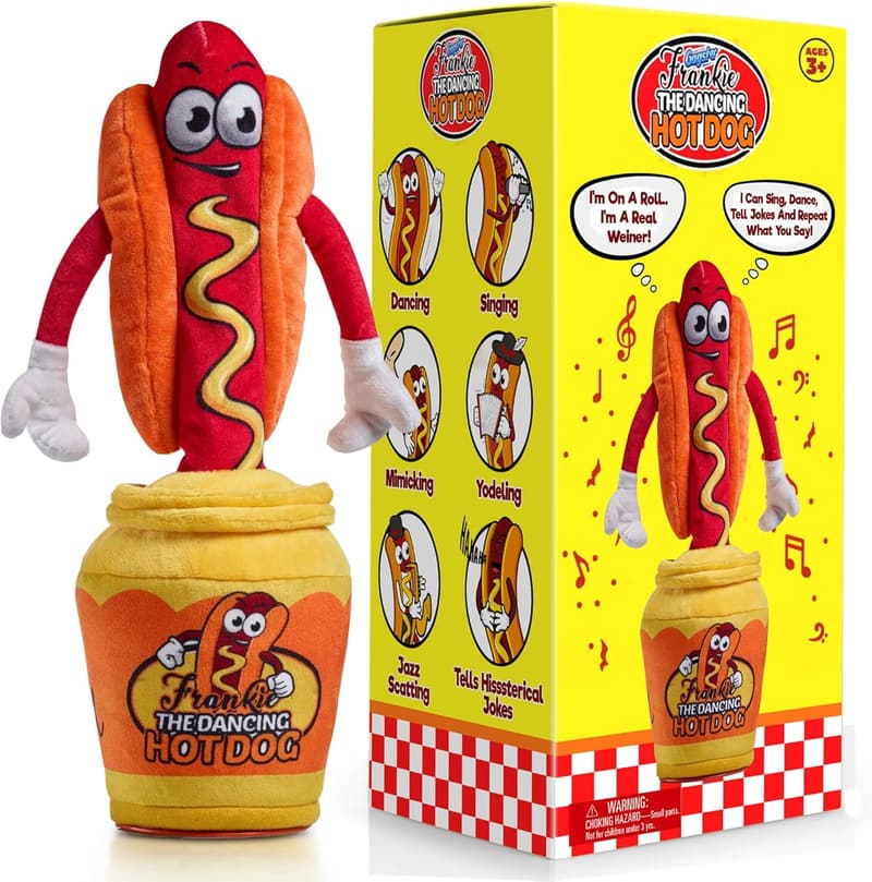 Dancing Hot Dog Talking Toy for Kids & Adults