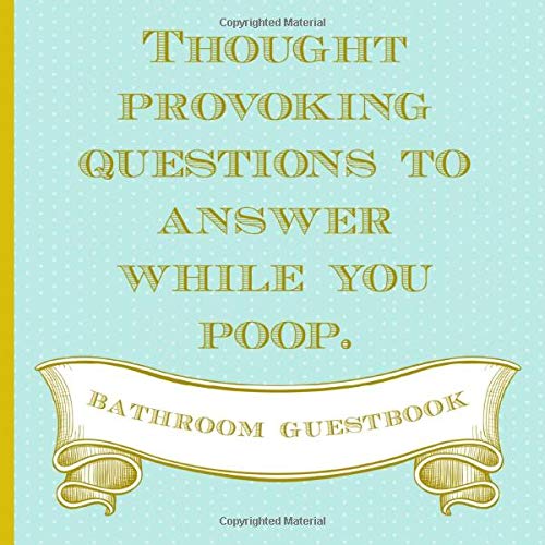 Bathroom Guestbook: Humorous White Elephant Gift