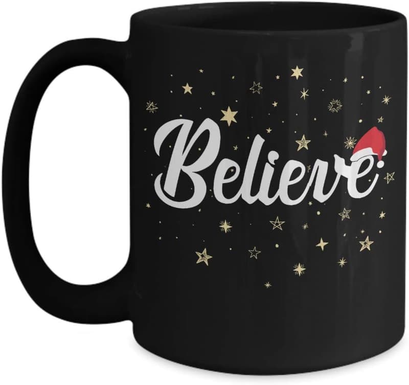 Santa Cruz Souvenir Mug - Believe Design