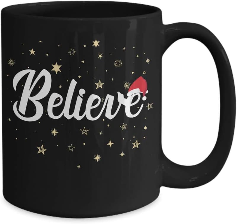 Santa Cruz Souvenir Mug - Believe Design