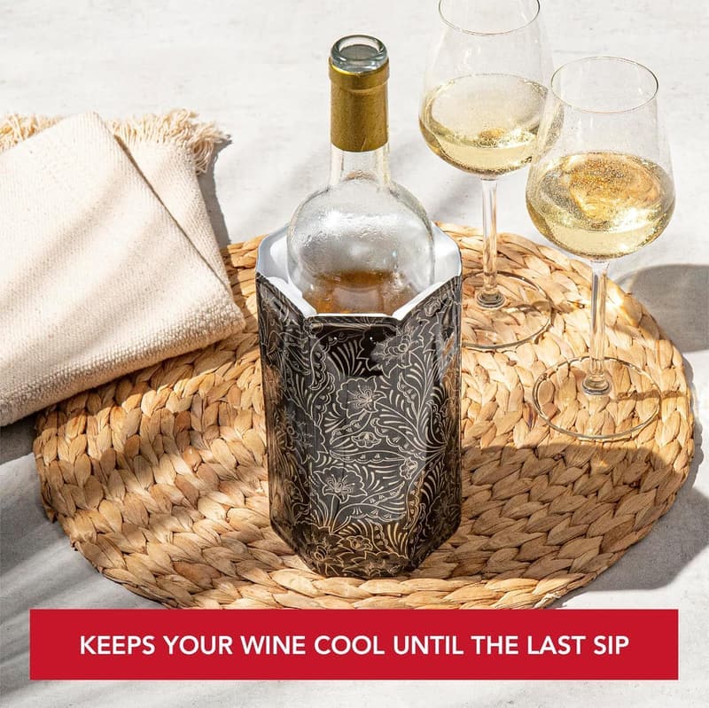 Wine Cooler, Insulated Royal Gold Design