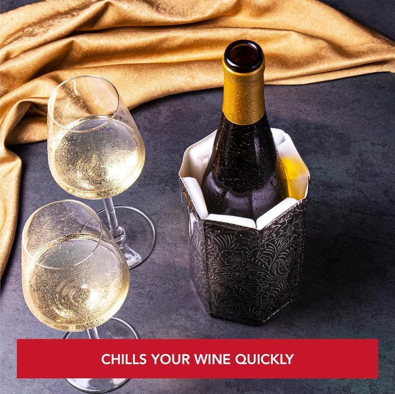 Wine Cooler, Insulated Royal Gold Design