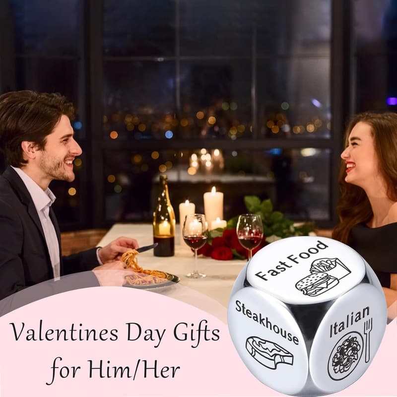 Valentine's Day Couples Dice White Elephant Gift