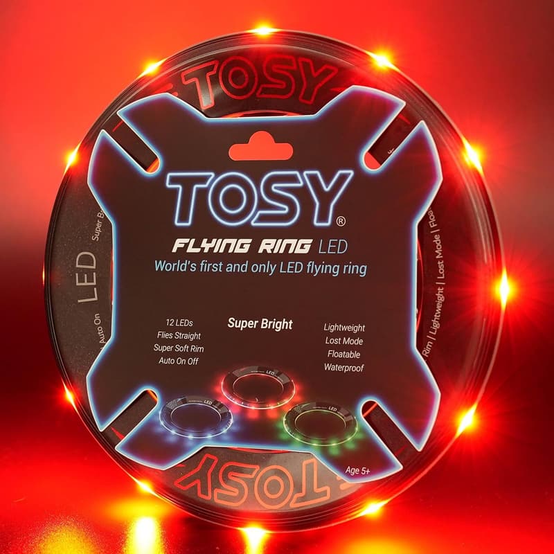 LED Flying Ring - Outdoor Kids' Toy, Waterproof & Safe