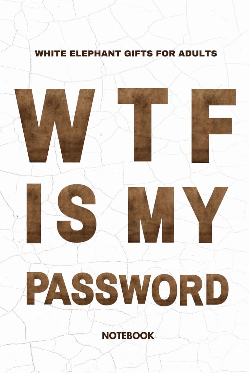 Password Notebook with Alphabetical Tabs for Adults