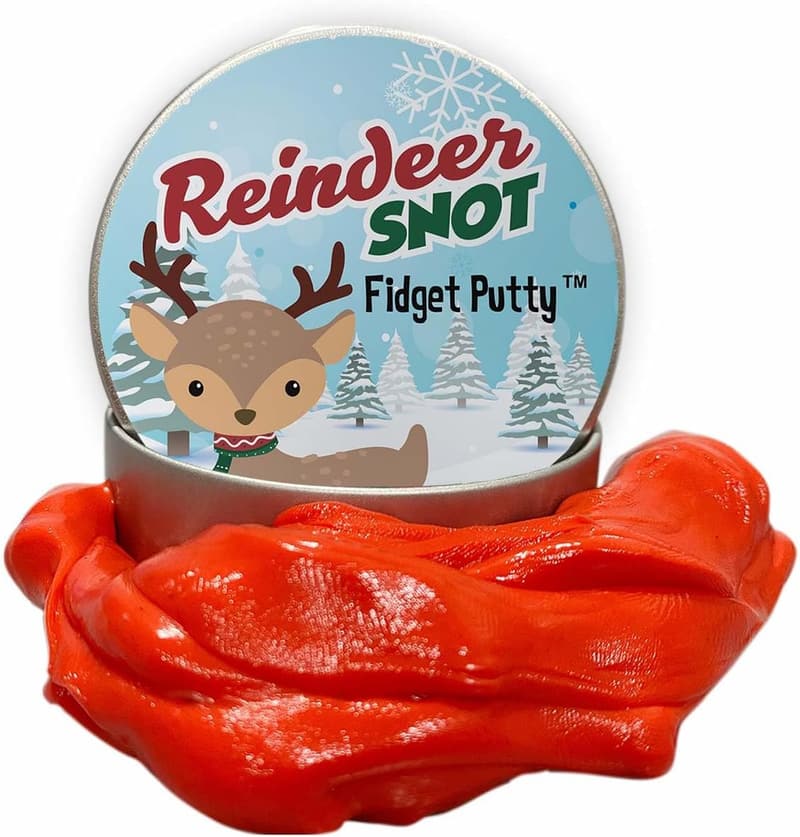 Christmas Red Fidget Putty for Kids and Coworkers