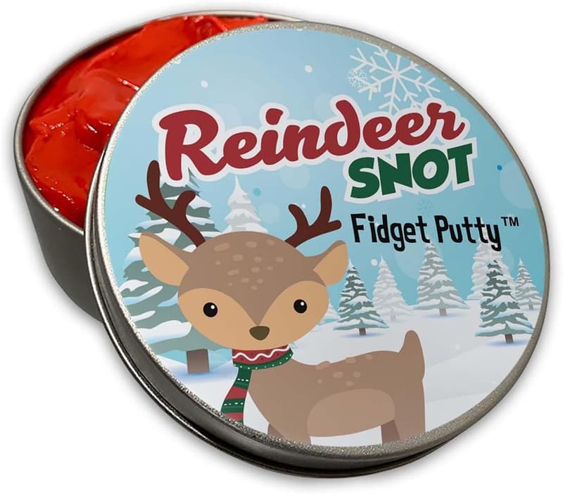 Christmas Red Fidget Putty for Kids and Coworkers