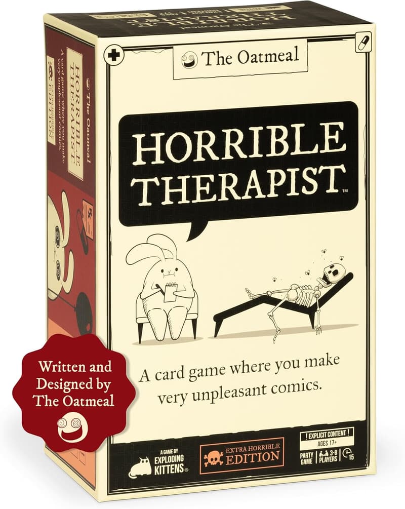 Exploding Kittens Extra Horrible Card Game, Ages 17+, 3-8 Players
