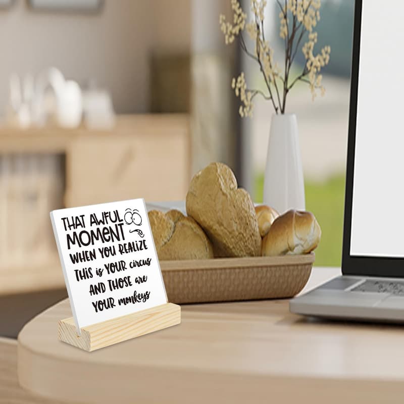 Boss Day Acrylic Desk Decor - 4 x 4 Inch