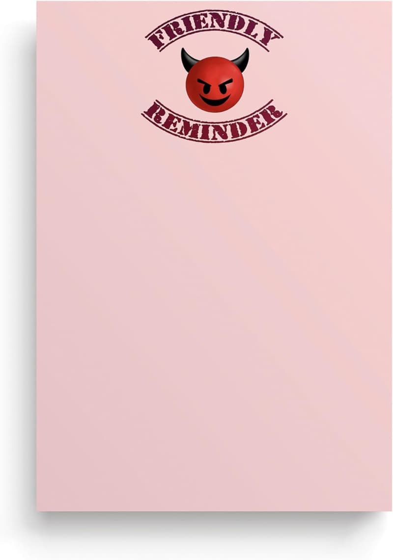 Office Humor Notepads Gift Set, 4x6
