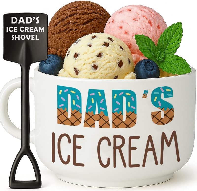 Father's Day Dad's Ice Cream Bowl Gift Set