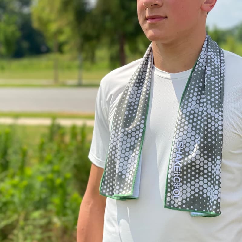 Cooling Towel – Green Camo Heat Relief